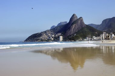 Görünüm beach, Rio de Janeiro şehrine