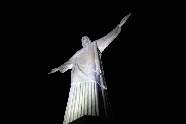 İsa'nın kurtarıcı heykeli, rio de janeiro — Stok fotoğraf