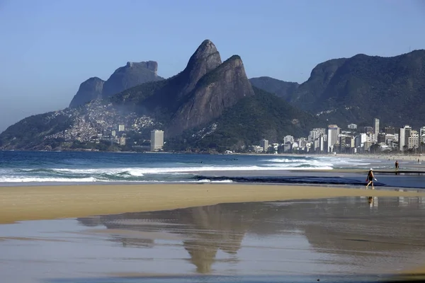 Blick Auf Den Strand Von Rio Janeiro — Stockfoto