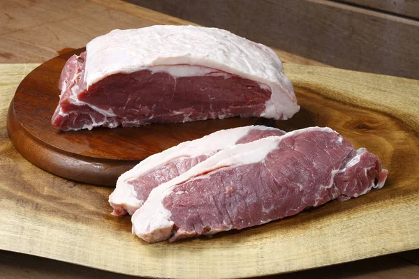 Raw Picanha Traditional Brazilian Beef — Stock Photo, Image