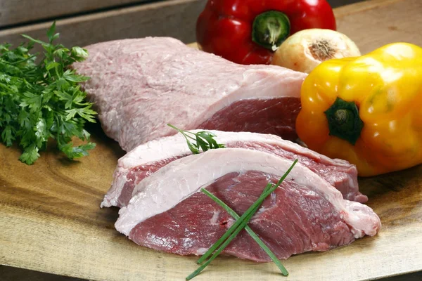 Raw Picanha Traditional Brazilian Beef — Stock Photo, Image