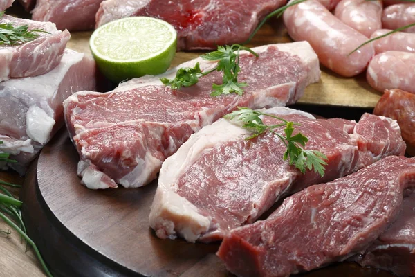 Rohe Picanha Traditionelles Brasilianisches Rindfleisch — Stockfoto