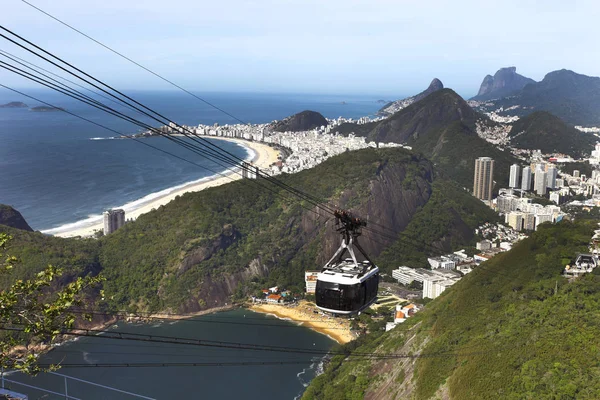 Sugar Loaf Mountain cable car — Stock Photo, Image