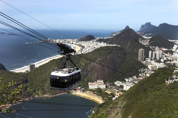 Sugar Loaf Mountain cable car — Stock Photo, Image