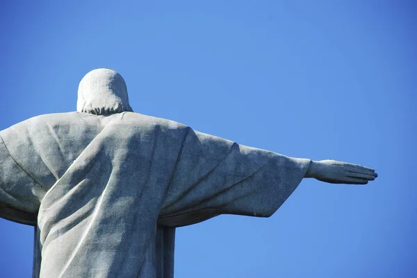 Statuę Chrystusa Zbawiciela w rio de janeiro — Zdjęcie stockowe