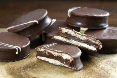 Çikolata Bisküvi Kurabiye, görünümü kapatın