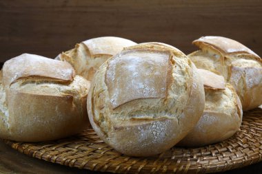 taze ev yapımı ekmeği ile Kahvaltı