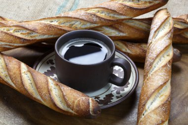 Taze lezzetli kızarmış baget