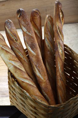 Taze lezzetli kızarmış baget