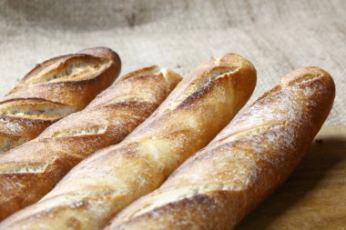 Taze lezzetli kızarmış baget