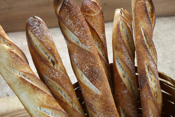 Délicieuses Baguettes Fraîches Grillées — Photo