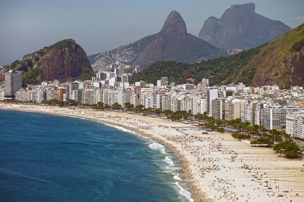 Hava Doğal Görünümünü Şehir Rio Janeiro Şehrine Ana Turistik Hedef — Stok fotoğraf