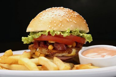 büyük lezzetli burger