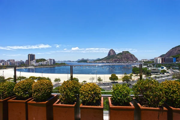 Luchtfoto Schilderachtig Uitzicht Van Stad Rio Janeiro Belangrijkste Toeristische Bestemming — Stockfoto