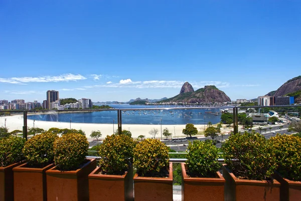 Aerial Scenic View City Rio Janeiro Main Tourist Destination Brazil — Stock Photo, Image