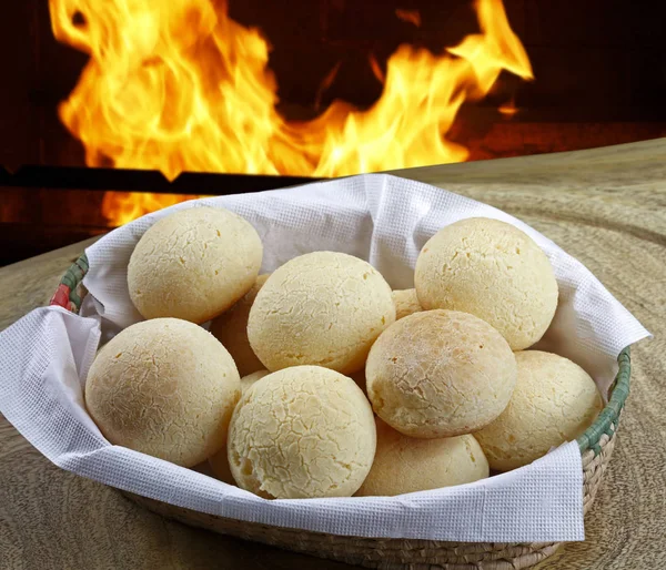 Freshly Backed Cheese Bread Close View — Stock Photo, Image