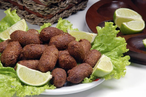 Aperitivo Carne Árabe Kibbeh — Fotografia de Stock