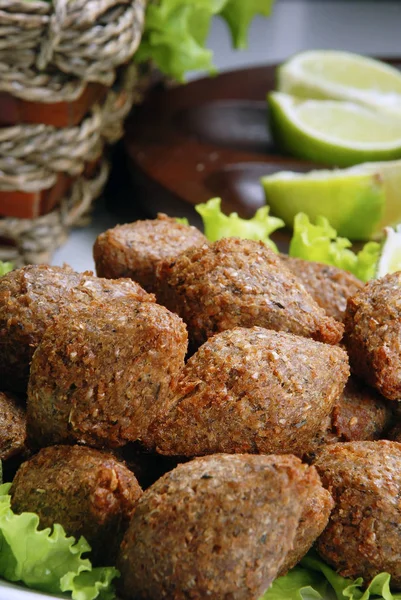 Arabic Meat Appetizer Kibbeh — Stock Photo, Image