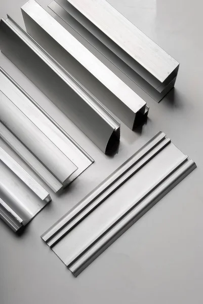 Profil Aluminiowy Okien Drzwi Łazienka Pola — Zdjęcie stockowe