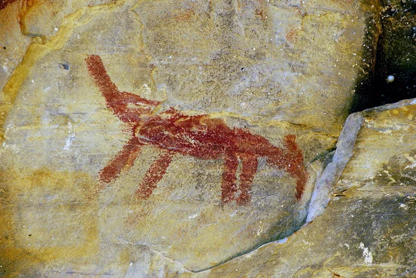 Rock Cerca Grande Matozinhos Brezilya Çizim — Stok fotoğraf