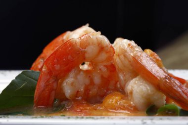 gurme büyük karides, görünümü kapatın