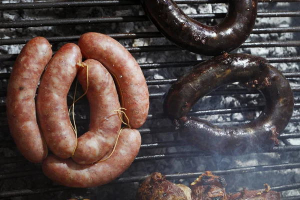 Barbacoa Típica Argentina Aire Libre — Foto de Stock