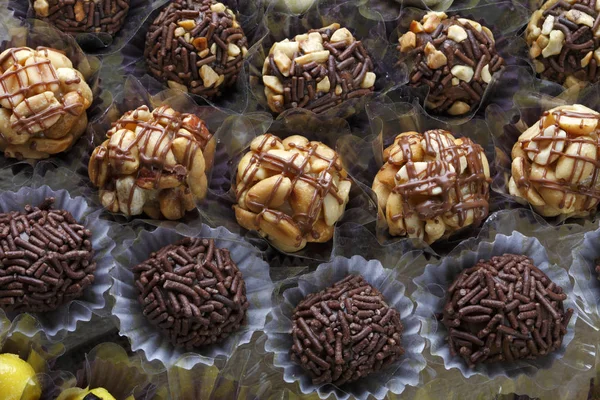 Bonbons Chocolat Traditionnels Pour Les Fêtes Brésiliennes — Photo
