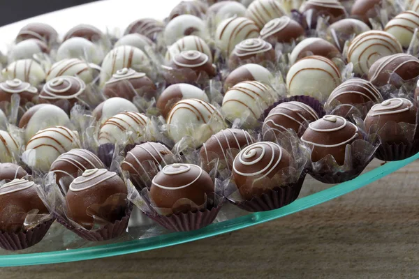 Doces Chocolate Tradicionais Para Festas Brasileiras — Fotografia de Stock