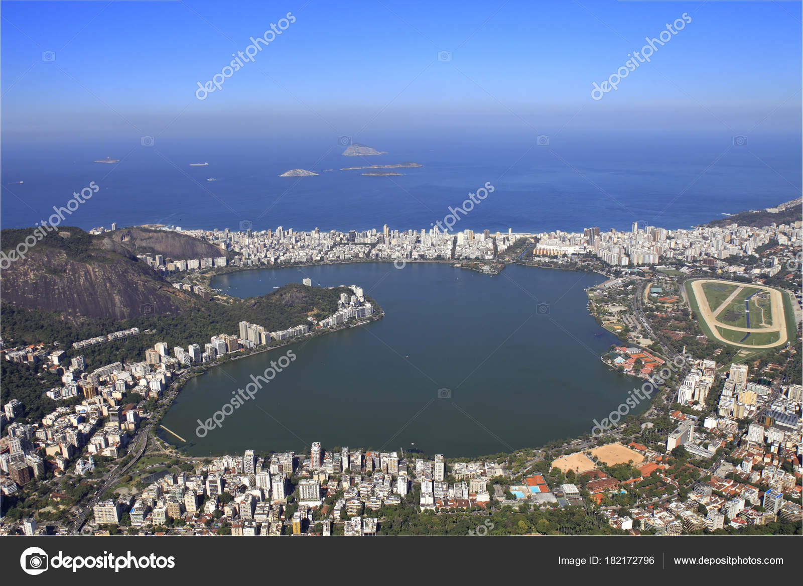 Vista Panoramica Aerea Cidade Rio Janeiro Principal Destino