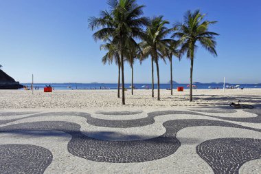 Copacabana Plajı gezinti Rio de Janeiro, Brezilya için 