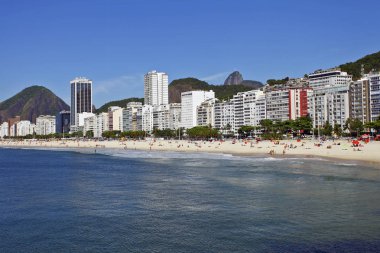 Görünüm beach, Rio de Janeiro şehrine