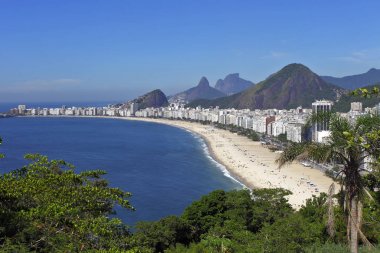 Görünüm beach, Rio de Janeiro şehrine