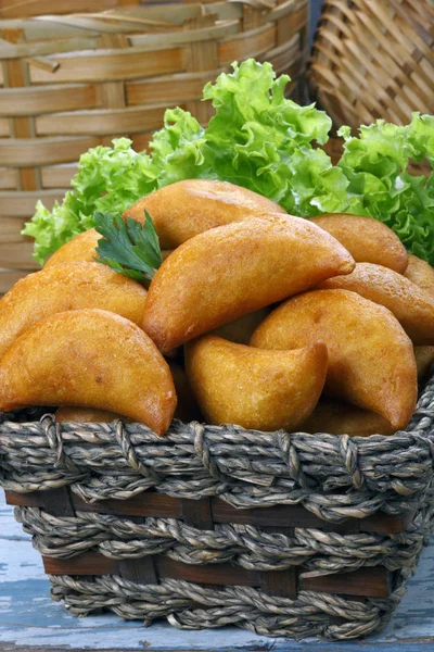 Pastel kızarmış polenta — Stok fotoğraf