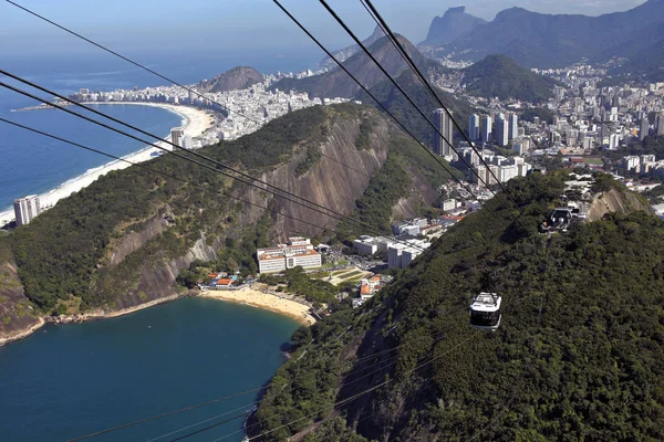 Sugar Loaf Mountain cable car — Stock Photo, Image