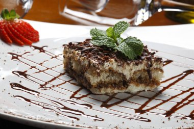 lezzetli restoran tatlı, görünümü kadar yakın