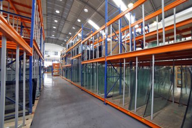 Modern büyük depo görünümü