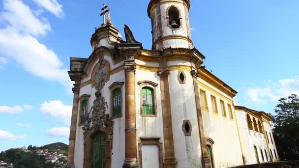 Ouro Preto Minas Gerais Brazil — Stock Video