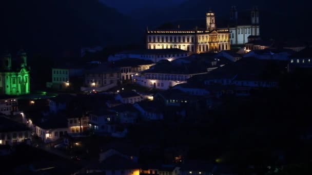 Ouro Preto Minas Gerais Brasilien — Stockvideo