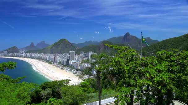 Rio Janeiro Toeristische Trekpleister Brazilië — Stockvideo