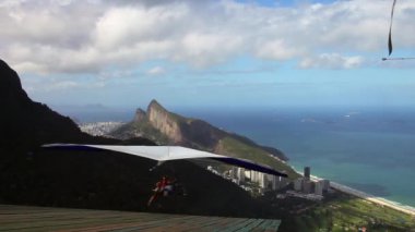 Rio de Janeiro Pedra Bonita asmak planör uçuş