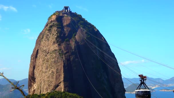Sokerileipä Rio Janeirossa Päivällä — kuvapankkivideo