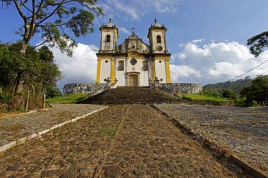 Church in Ouro Preto, Minas Gerais, Brazil