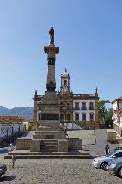 Tiradentes Meydanı - Ouro Preto, Minas Gerais, Brezilya