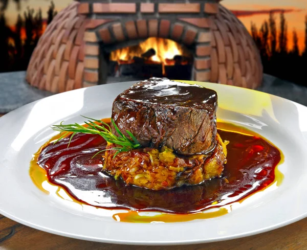 Picanha Tradicional Barbacoa Brasileña — Foto de Stock