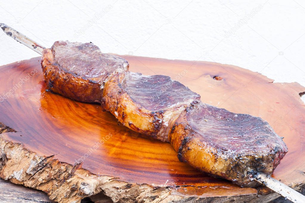 Picanha, traditional Brazilian beef cut
