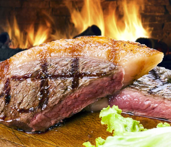 Picanha Tradicional Barbacoa Carne Brasileña — Foto de Stock