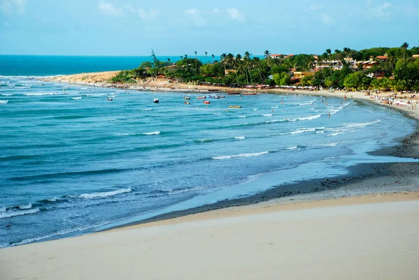 Jericoacoara Una Playa Virgen Escondida Detrás Las Dunas Costa Oeste — Foto de Stock