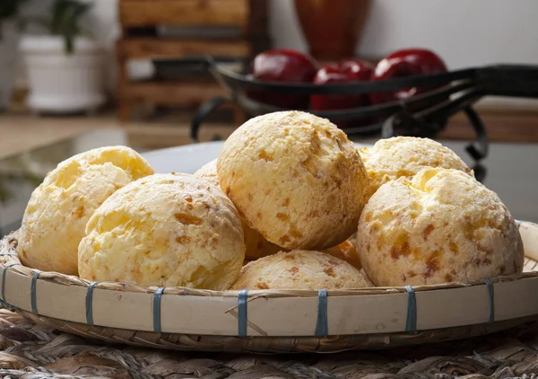 Snack Brasileño Pan Queso Tradicional Minas Gerais Pao Queijo —  Fotos de Stock