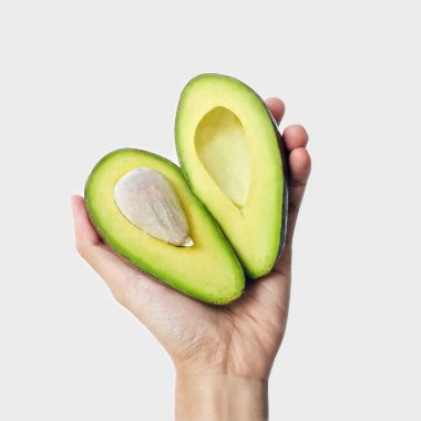 Avokado kalp şekli