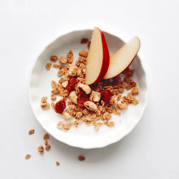 Apple granola — Stock Photo, Image